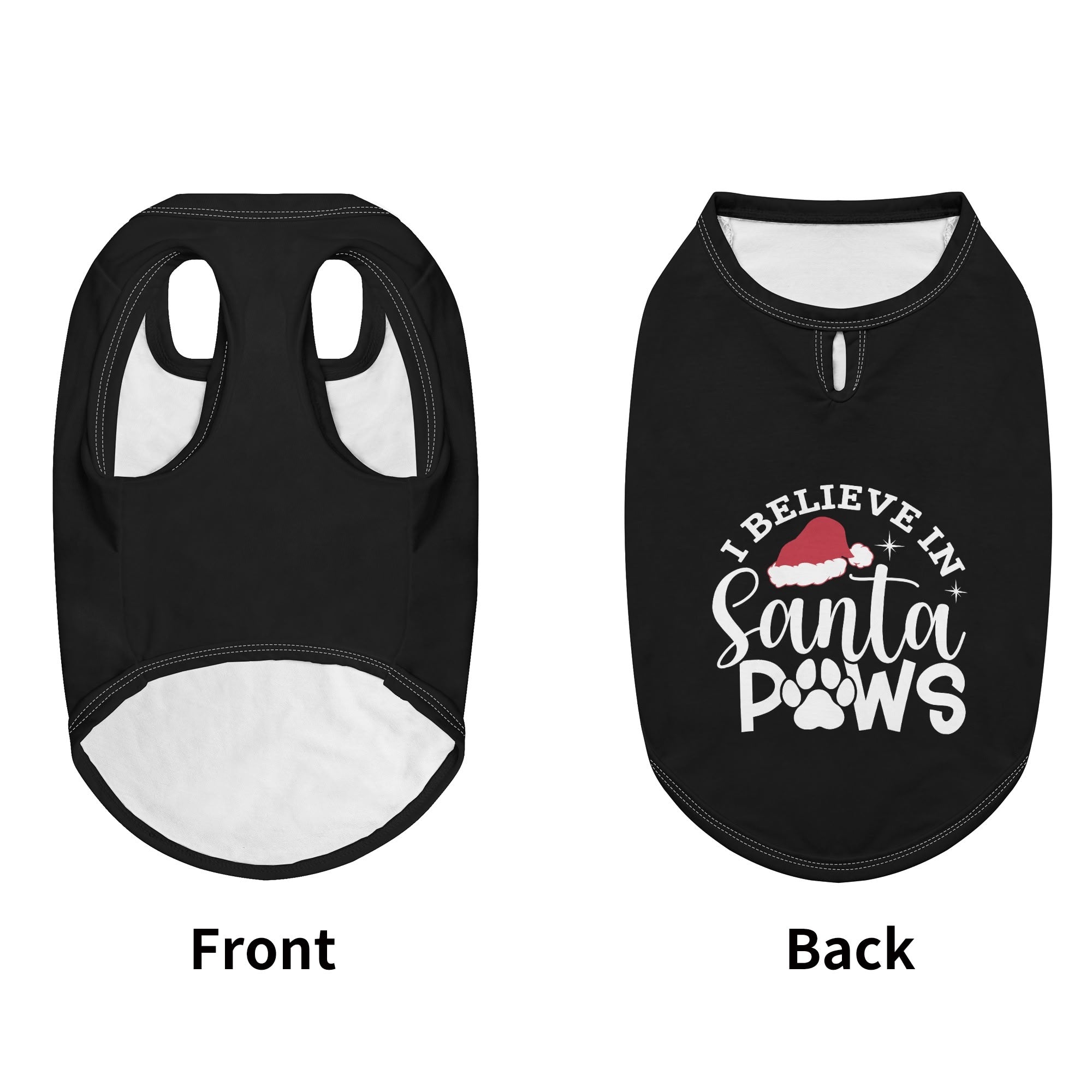 I Believe In Santa Paws Christmas Dog Shirt