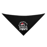 I Believe In Santa Paws Christmas Dog Bandanas