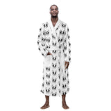 Bostie Faces Mens Bathrobe