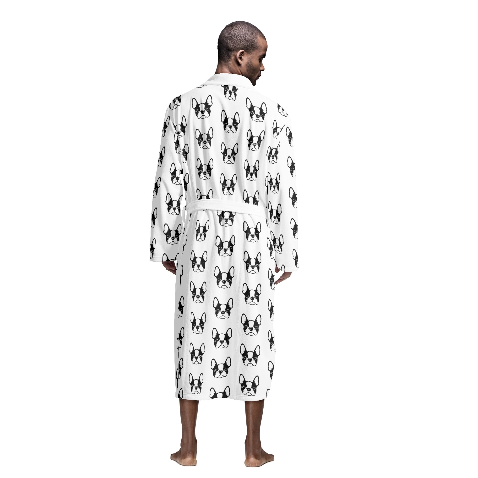 Bostie Faces Mens Bathrobe