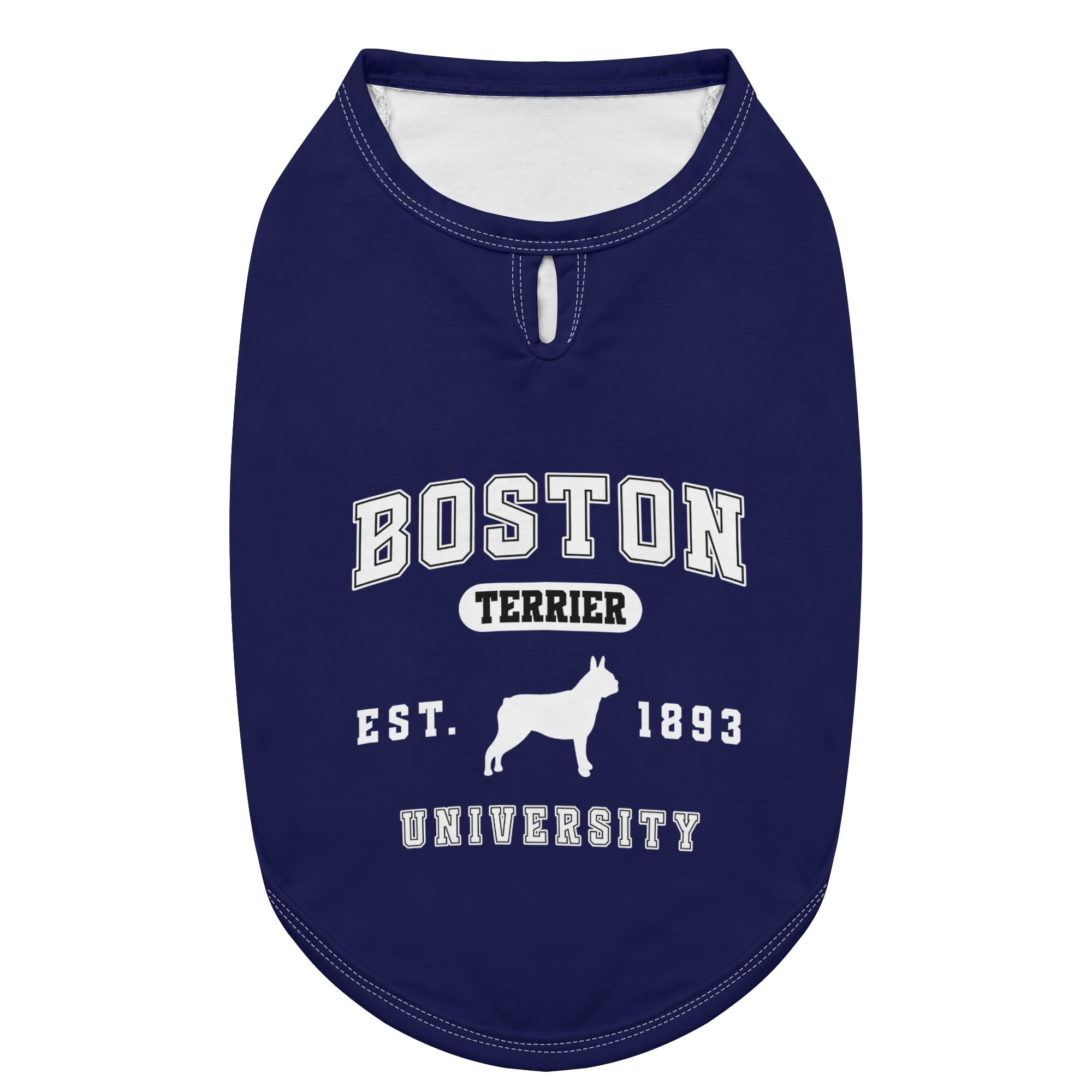 Boston Terrier University EST. 1893 Dog Shirt