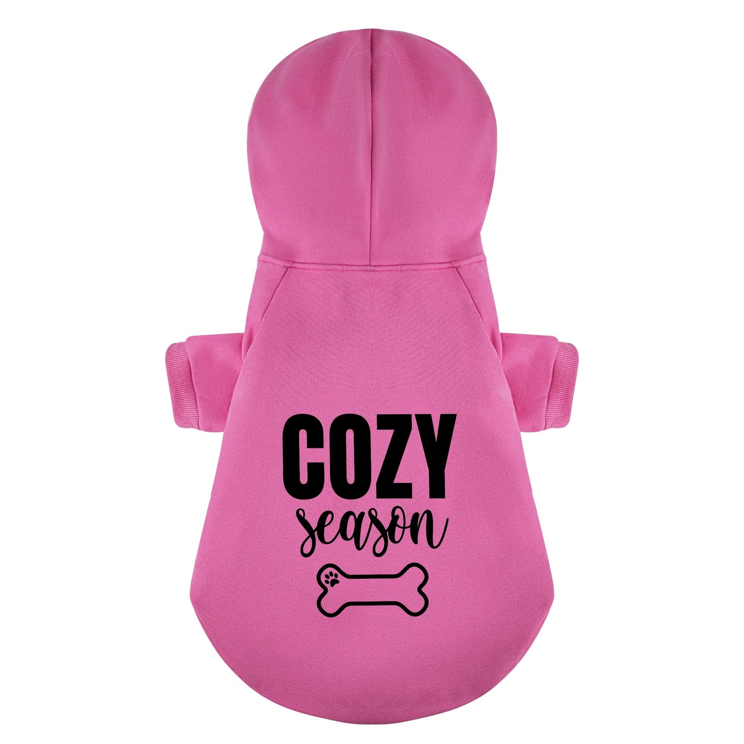 Cozy Season 100% Cotton Dog Fleece Hoodie