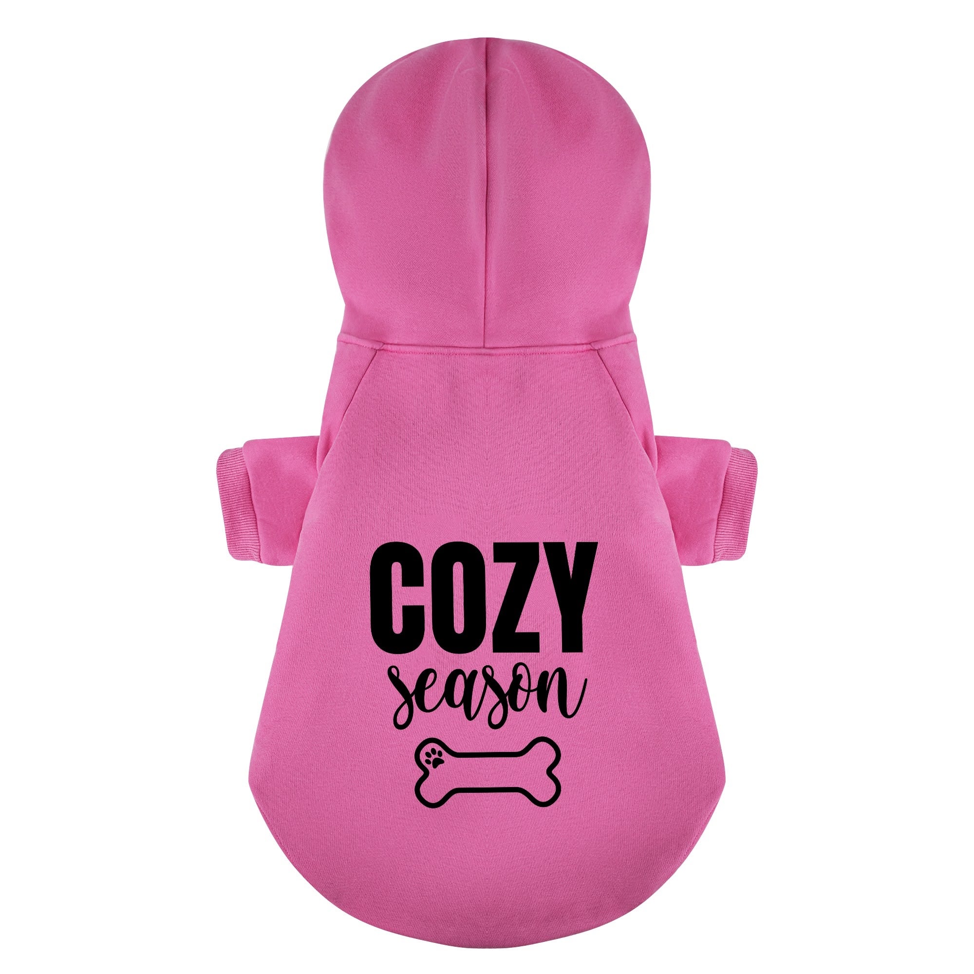Cozy Season 100% Cotton Dog Fleece Hoodie