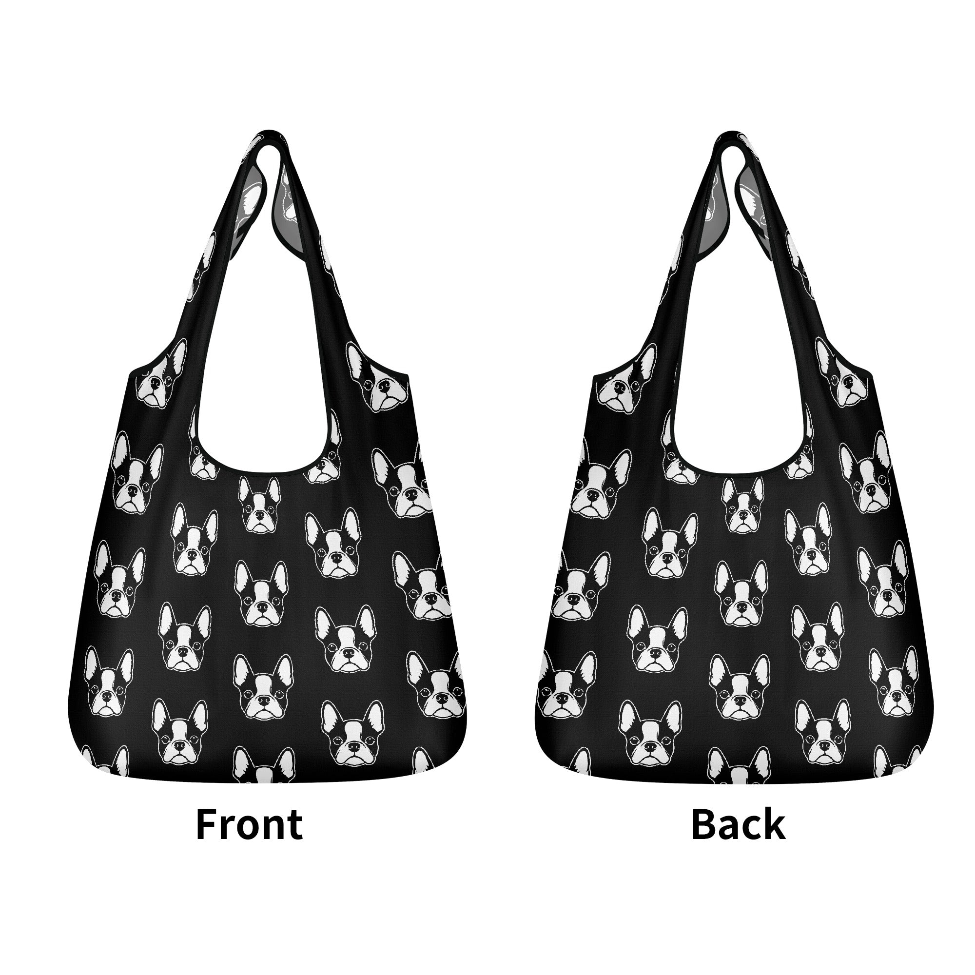 Bostie Faces 3 Pack of Grocery Bags
