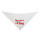 Lover Boy Valentines Day Dog Bandanas