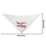 Lover Boy Valentines Day Dog Bandanas