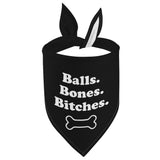 Balls Bones Bitches Dog Bandanas