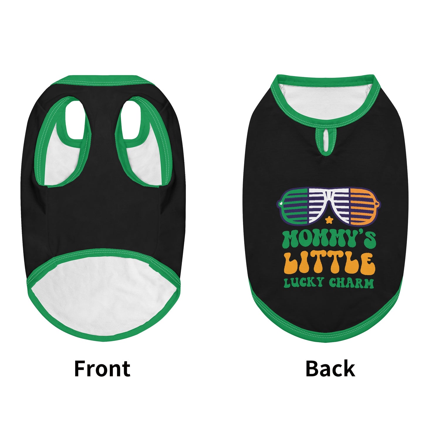 Mommys Little Lucky Charm St Patricks Day Dog Shirt