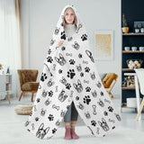 Boston Terrier Hooded Blanket for Adults and Kids