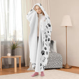 Boston Terrier Hooded Blanket for Adults and Kids