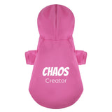 Chaos Creator 100% Cotton XL-6XL Dog Fleece Hoodie