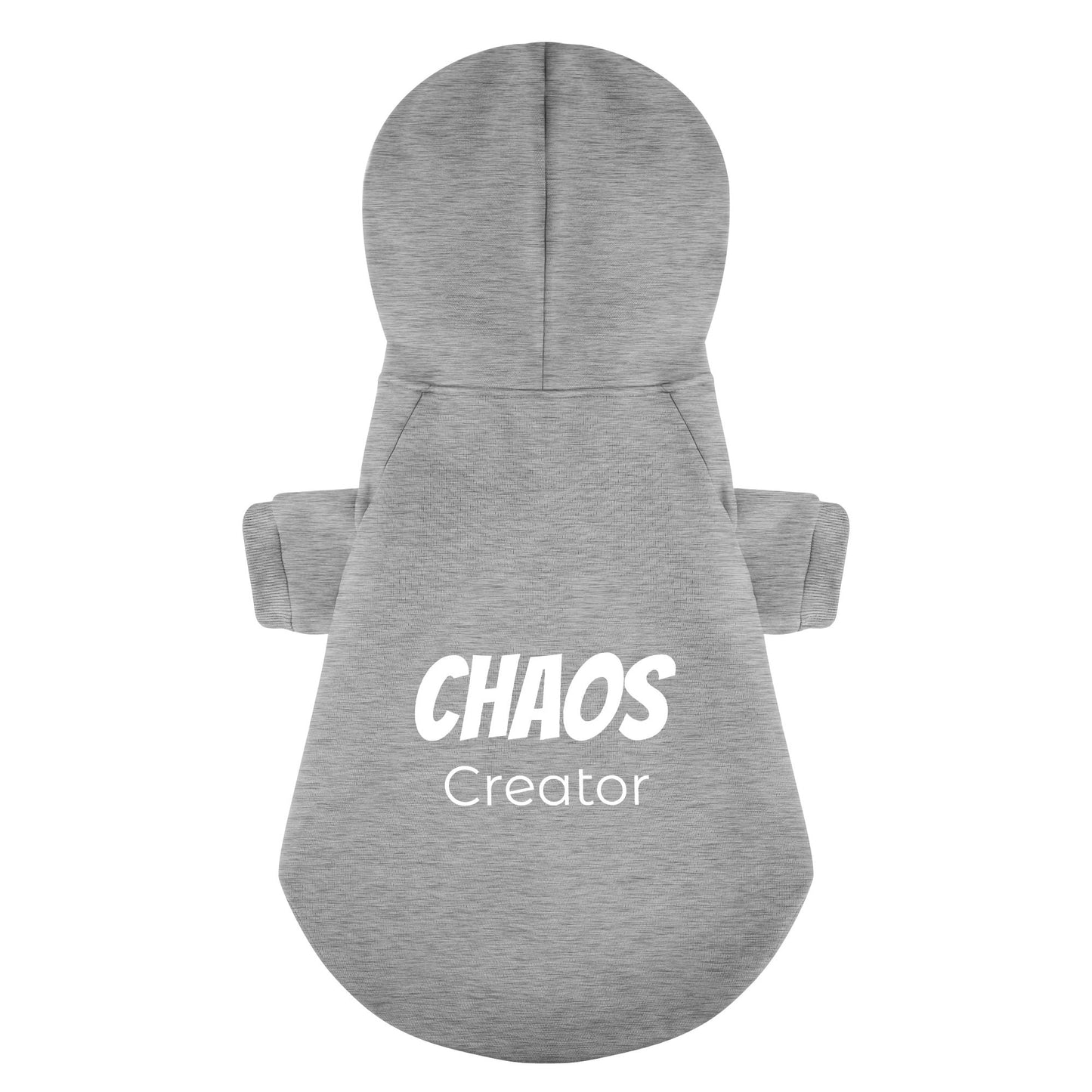 Chaos Creator 100% Cotton XL-6XL Dog Fleece Hoodie