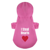 I Steal Hearts 100% Cotton Dog Fleece Hoodie