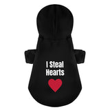 I Steal Hearts 100% Cotton Dog Fleece Hoodie