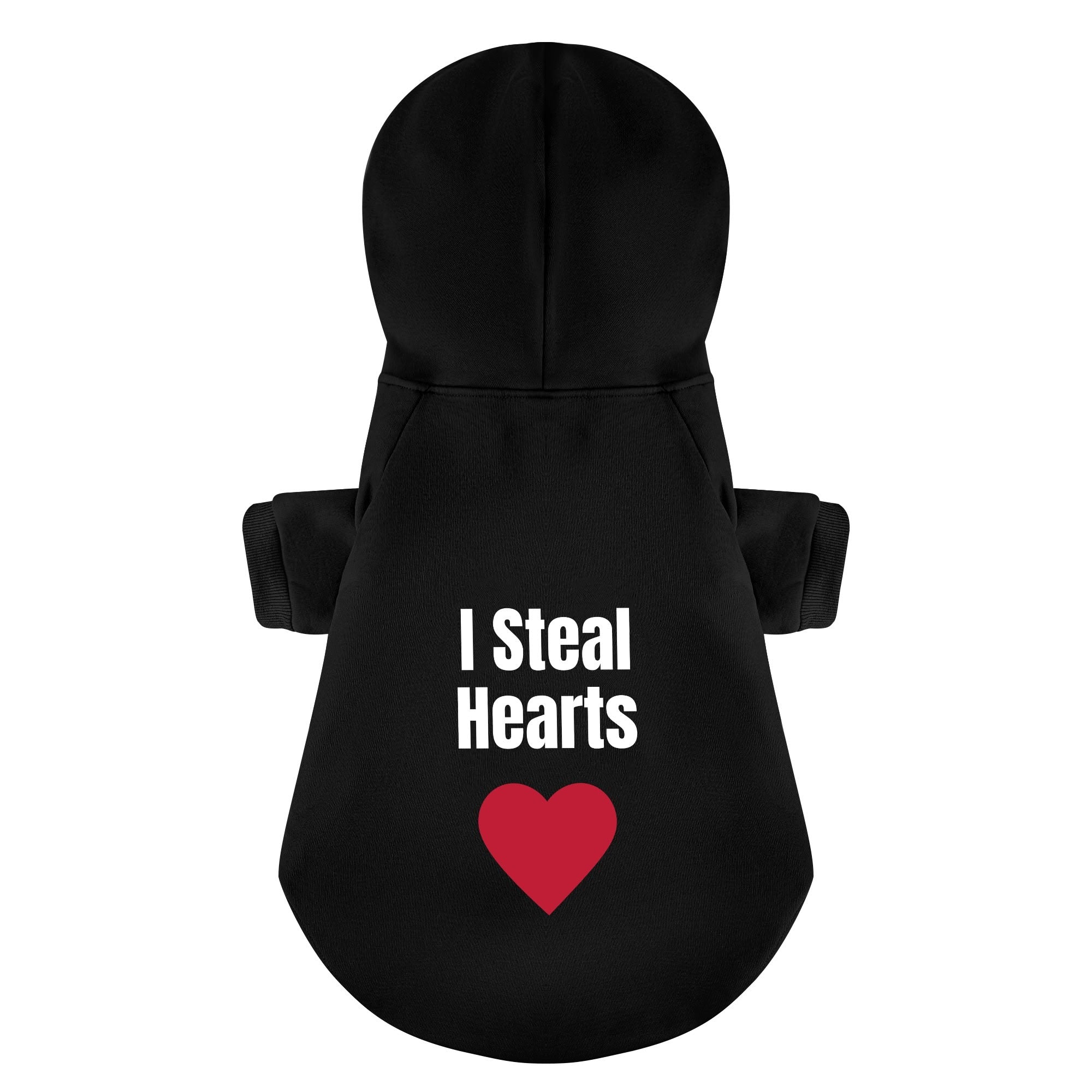 I Steal Hearts 100% Cotton Dog Fleece Hoodie