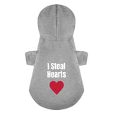 I Steal Hearts 100% Cotton Dog Fleece Hoodie