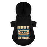 Keepin It Old School 100% Cotton Dog Fleece Hoodie