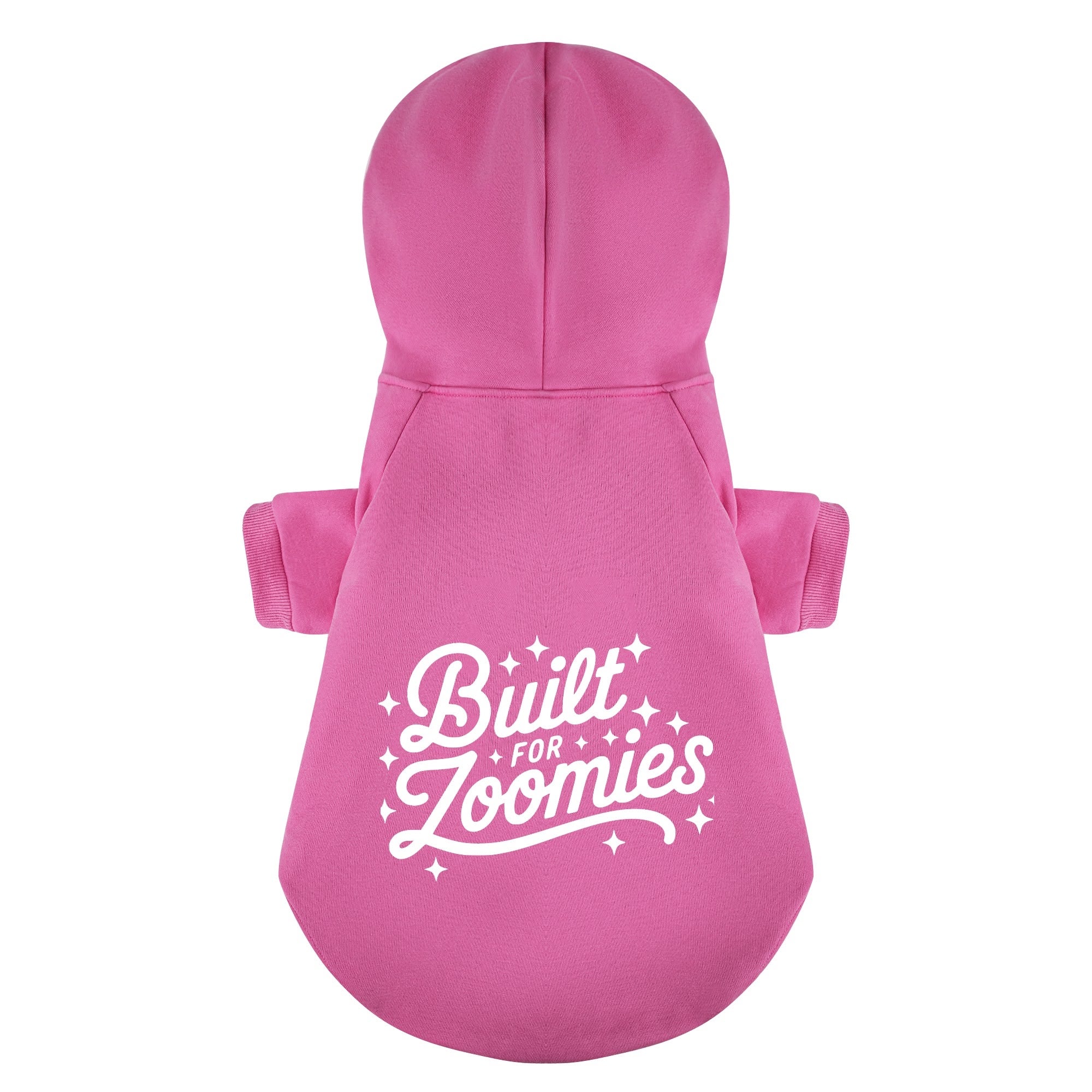 Built For Zoomies 100% Cotton Dog Fleece Hoodie