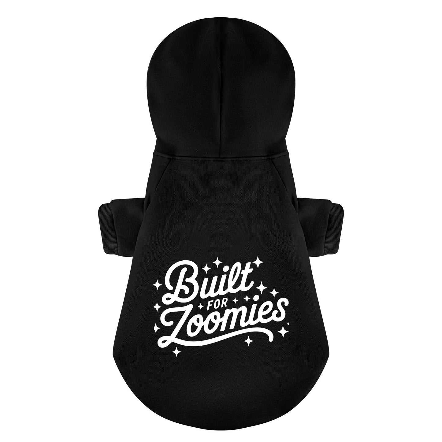 Built For Zoomies 100% Cotton Dog Fleece Hoodie