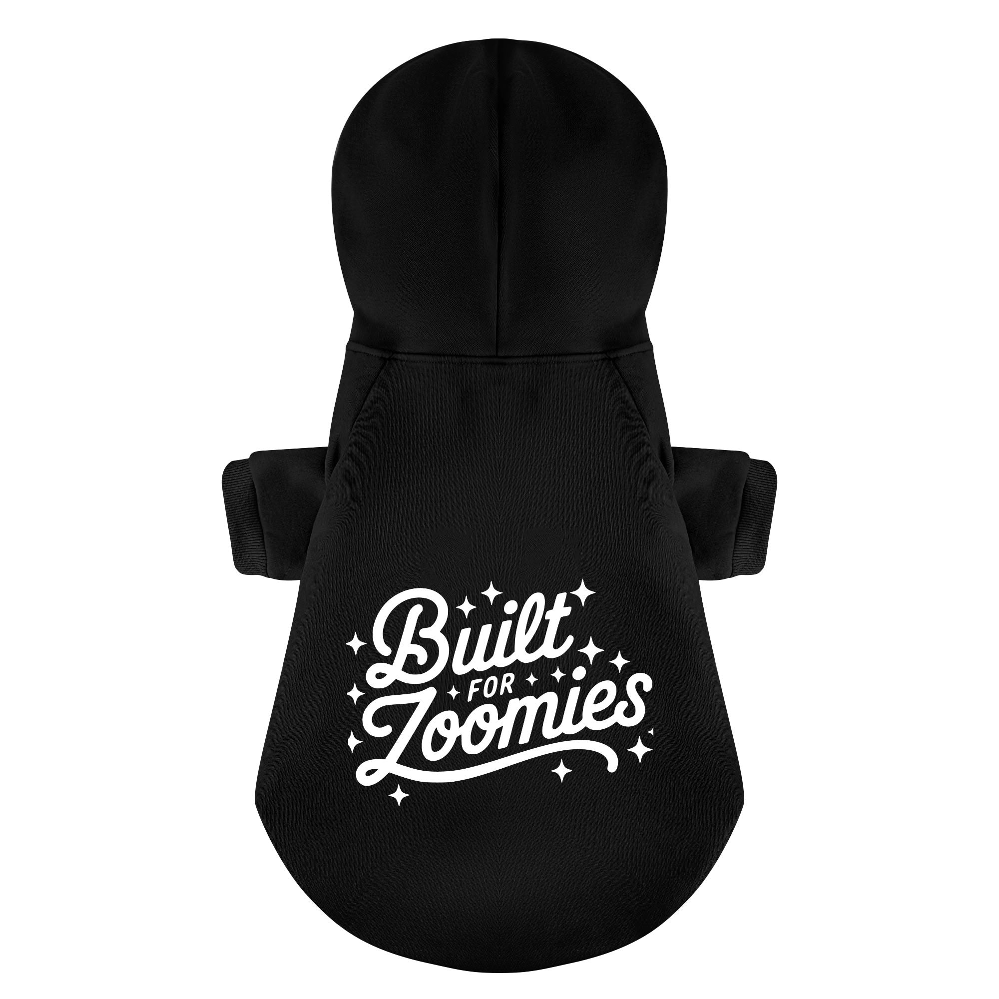Built For Zoomies 100% Cotton Dog Fleece Hoodie