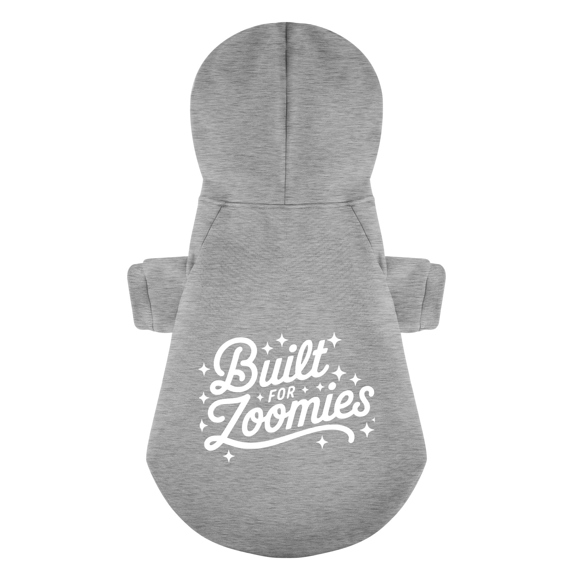 Built For Zoomies 100% Cotton Dog Fleece Hoodie