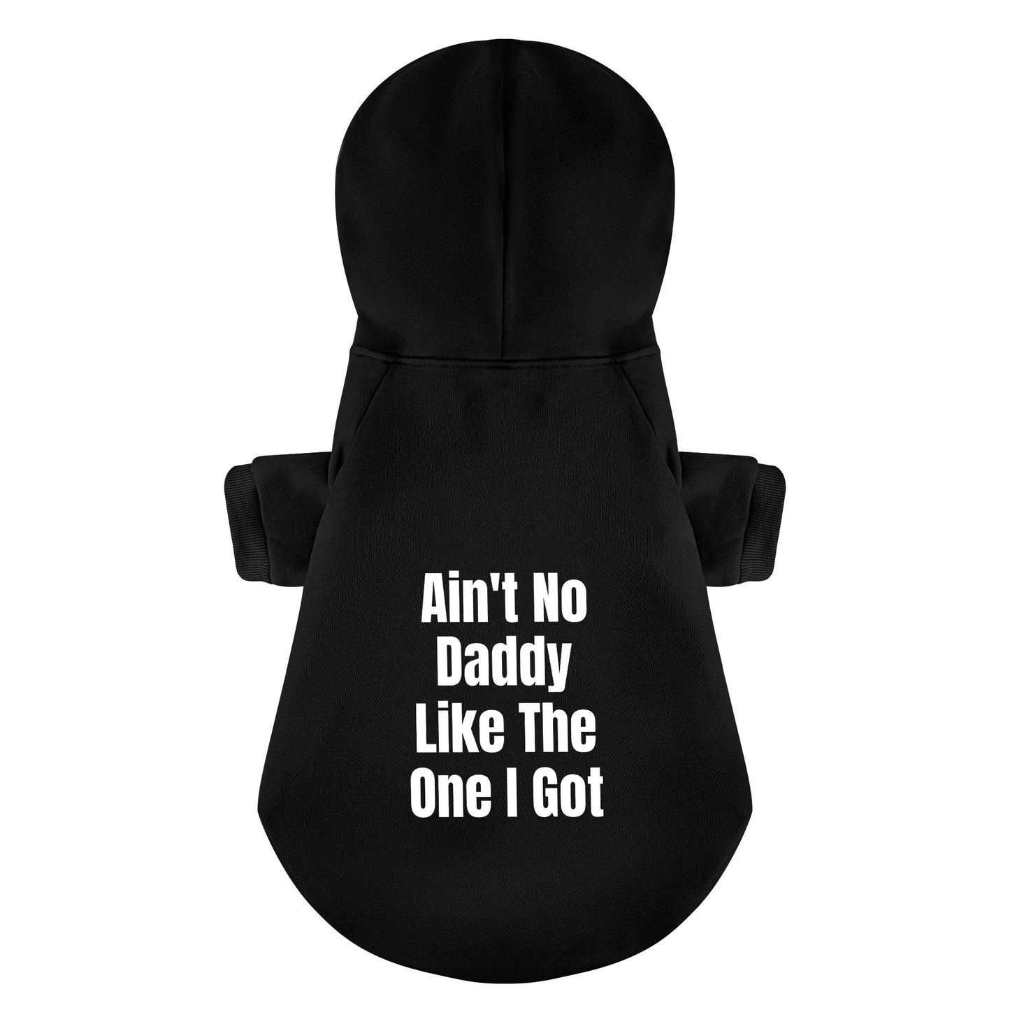 Aint No Daddy Like The One I Got 100% Cotton Dog Fleece Hoodie