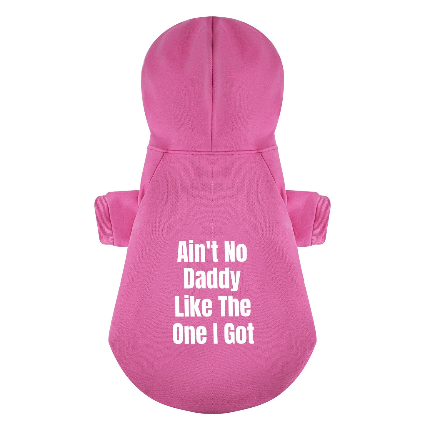 Aint No Daddy Like The One I Got 100% Cotton Dog Fleece Hoodie