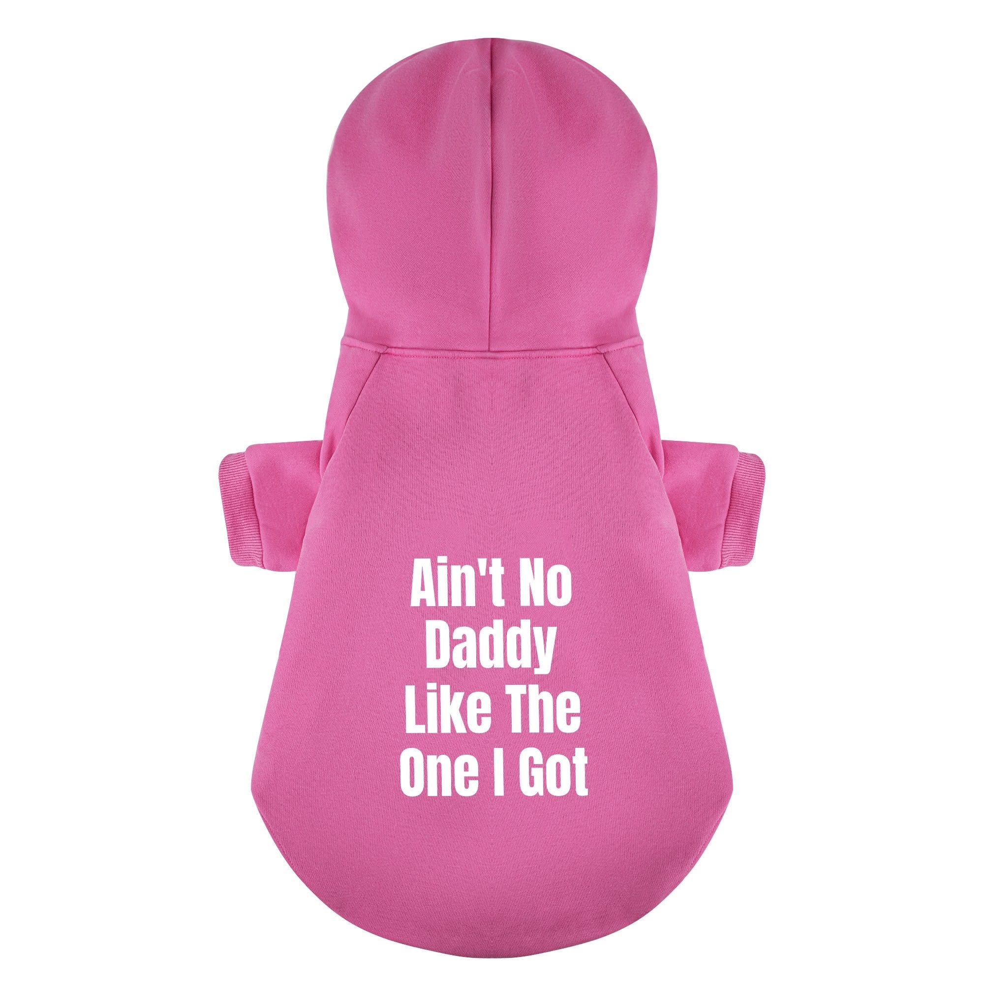 Aint No Daddy Like The One I Got 100% Cotton Dog Fleece Hoodie