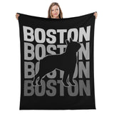 Boston X4 Flannel Blanket