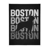 Boston X4 Flannel Blanket