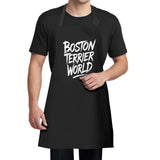Boston Terrier World Apron