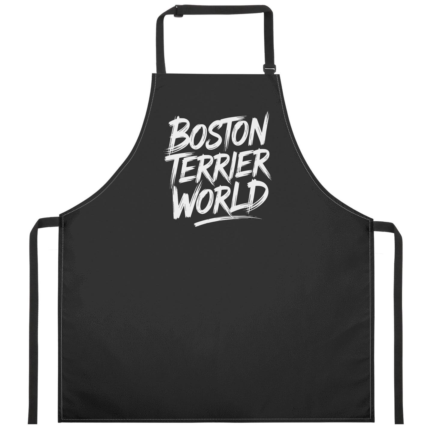 Boston Terrier World Apron