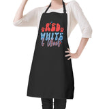 Red White And Woof Apron