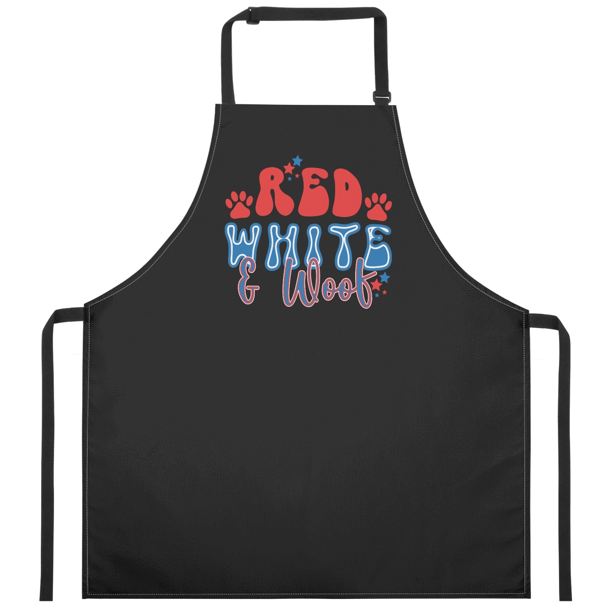Red White And Woof Apron