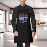 Red White And Woof Apron