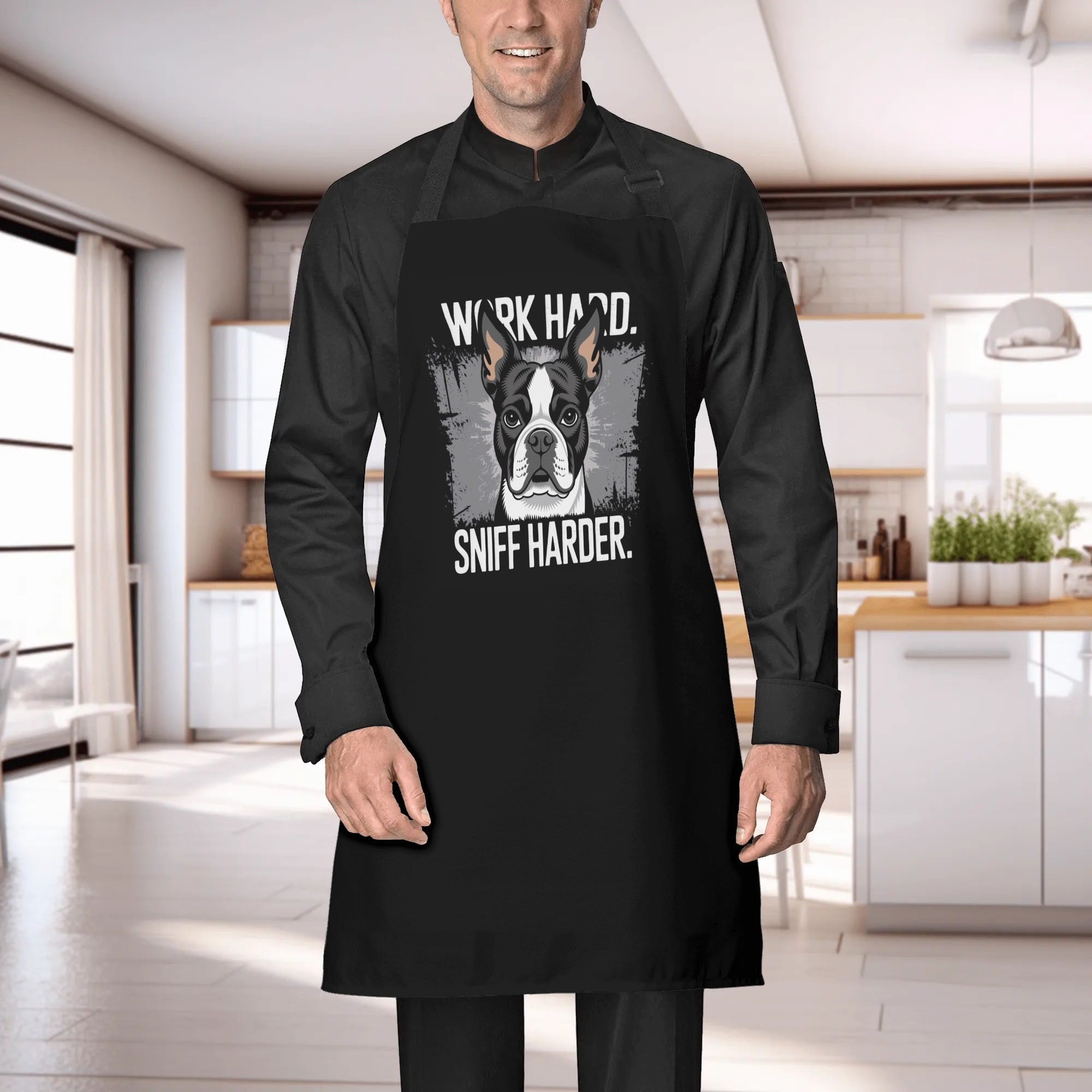 Work Hard Sniff Harder Apron
