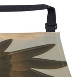 Eagle vs Boston Terrier Fighting for a Hot Dog Apron