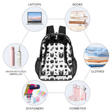 Transparent Boston Terrier Paws and Bones Bag 17 inch (New 2024)