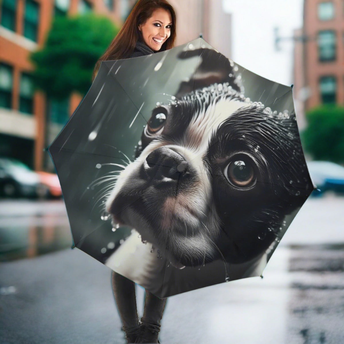 Charlie - Umbrella For Boston Terrier Owners