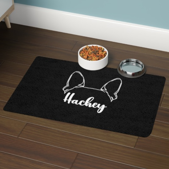 Dog Doormat Personalized Dog Food Mat Personalized Dog Food Mat