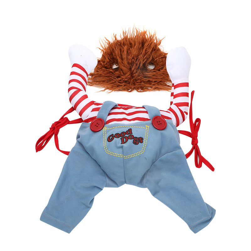 Chucky Dog Costume Halloween Pet Scary Costume