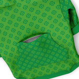 Dog Zip-Up Hoodie - St Patricks Day Leaves Clover