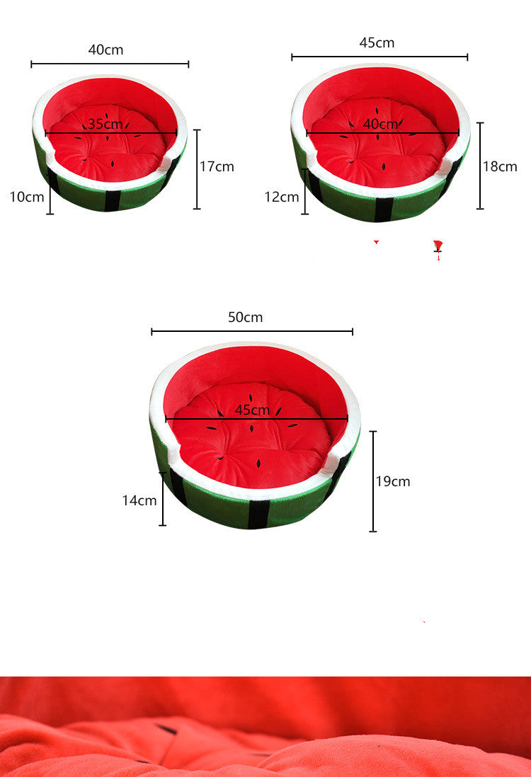 Watermelon Dog Bed