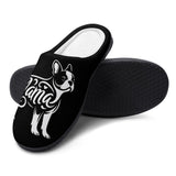 Boston Terrier Mama Cotton Slippers