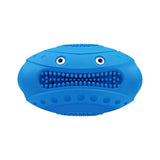 Chewy Grin - Football Shaped Dog Toy - Durable, Squeaky Dog Toy for Fun and Dental Health