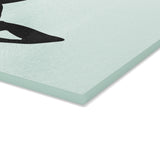 Boston Terrier Head Tilt Glass Cutting Board