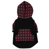 Fashion Dog Zip-Up Hoodie - Ornamental Pink Floral