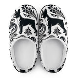 Paisley Pup - Boston Terrier Dog Men's Cotton slippers