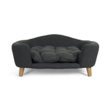 Mid-Century Modern Dog Bed - Dark Gray