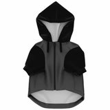 I'm A Boston Terrier Not A French Bulldog Zip-Up Dog Hoodie - Charcoal and Black